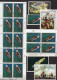 Fische 1970 Isle Sealand Set 39/3,4-Block+KB O 72€ Regional-Sets UK Gemälde See-Fahrer Pirat Bloc Sheet Bf Great Britain - Dolphins