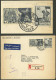 SWITZERLAND: 21/OC/1943 Basel - Argentina, Registered Airmail Cover Sent Via B.S.A.A. Franked With 5.80Fr., Arrival Back - Autres & Non Classés