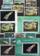 Atlantik 1970 GB Isle England 32/6,37,46/0,KB+Bl.2+4 O 76€ Fische/Segelschiff Ortsmarken Privat Stamps Fort Rough UK - Natuur