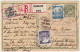 HONGRIE / HUNGARY - 1917 Censored Registered Postal Card From TISZABERCZEL To Zürich, Switzerland - Brieven En Documenten