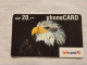 LIECHTENSTEIN-(LI-28B)-BALD EAGLE-(86)(440-428-7564-0584)(20CHF)-(02/05)(40423860)-tirage-100.000-used Card - Liechtenstein