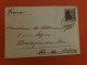 Sarre - Surchargé Sur Enveloppe Pour Boulogne Sur Mer En 1921 - J 258 - Storia Postale