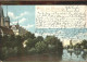 41400377 Merseburg Saale Blick Von Waterloobruecke Teich Schloss Merseburg - Merseburg