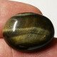 Quartz "Oeil De Tigre" Naturel D'Afrique - Cabochon 24.35 Carats - 22.7 X 17.3 X 7.7 Mm - Sonstige & Ohne Zuordnung