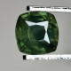 Saphir Vert Traité (BE) D'Afrique - Coussin 1.14 Carat - 6.3 X 6.2 X 3.3 Mm - Saphir