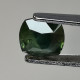 Saphir Vert Traité (BE) D'Afrique - Coussin 1.14 Carat - 6.3 X 6.2 X 3.3 Mm - Sapphire