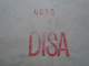 D200335   Red  Meter Stamp - EMA - Freistempel  - Denmark -Danmark - DISA  1966 Herlev - Maschinenstempel (EMA)