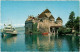 SVIZZERA / CASTELLO DI CHILLON CON BATTELLO DI LINEA - CARTOLINA NUOVA - Veytaux