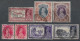 1937 INDIA Set Of 7 USED STAMPS (Michel # 149,151,156-159) CV €4.10 - 1936-47  George VI