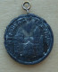 D3-121 Médaille Ancienne Peu Courante Métal Gris Ô Terre Ata Tréviris - Religiöse Kunst