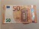 50 EURO SPAIN (VA) V001A1 First Position, DRAGHI, Scarce - 50 Euro