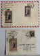 2 Enveloppes Souvenir De L'avénement Au Trone PRINCE RAINIER III MONACO 11 Avril 1950 - Collections, Lots & Séries