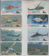 USE AVIATION HELICOPTER KA50 BELL SIKORSKY PLANE CONCORDE SET OF 16 CARDS - Aerei