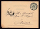 DDFF 529 - Entier Lion Couché MARCHIENNE AU PONT 1886 - Cachet S.A. Des Forges Et Laminoirs De MONCEAU Sur SAMBRE - Postkarten 1871-1909