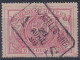 Timbres Belge Chemin De Fer Bruxelles-midi Le 23 Avril 1890 AS - Oblitérés