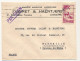 MAROC - Env En-tête Loiret & Haëntjens Casablance Affr 4F50 Omec Casablanca Bourse Par Avion 1947 - Briefe U. Dokumente