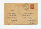 !!! COTE DES SOMALIS, ENTIER POSTAL PETAIN CARTON CHAMOIS, DE DJIBOUTI POUR LA FRANCE DE 1941 - Cartas & Documentos