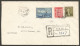 1952 Registered Cover 24c Capex/GVI RPO CDS Niagara Falls Ont To Little Current (Manitoulin) - Historia Postale