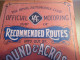 The Royal Automobile Club/ Official Motoring RAC/Map Of Round & Across LONDON/Vers 1950  PGC545 - Wegenkaarten