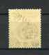 H-K  Yv. N° 136 SG N°118c Fil CA Mult Script  *  2c Gris George V Cote 20 Euro BE  2 Scans - Ongebruikt