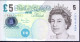 UK Great Britain 5 Pounds 2002 - UNC # P- 391c - 5 Pounds