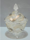Delcampe - -JOLI ANCIEN DRAGEOIR CRISTAL De PARIS Avec Vagues Argentées & Dorures   E - Glas & Kristall