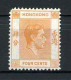 H-K  Yv. N° 142 SG N°142  *  4c Orange George VI Cote 2,5 Euro BE R 2 Scans - Neufs