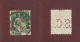SUISSE - PERFORÉ . S . C . - N° 124 De 1907 / 1917 - Helvetia Assise . 50c. Vert Et Vert Clair - 4 Scan - Perfins