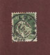 SUISSE - PERFORÉ . S . C . - N° 124 De 1907 / 1917 - Helvetia Assise . 50c. Vert Et Vert Clair - 4 Scan - Perfins