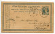 Greece 1892 10l. Hermes Postal Card - Athens To Berlin, Germany - Postwaardestukken