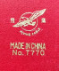 Delcampe - VINTAGE, MEDIUM, EMPTY, RED, FLYING EAGLE NUMBER T770 STOCKBOOK. #03027 - Formato Grande, Fondo Negro