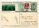 Switzerland 1933 Bundesfeier - Fete Nationale - Festa Nazionale Postal Card; Chur To Albany, New York - Entiers Postaux