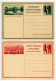 Switzerland 1930's 2 Different Mint Postal Cards - 10c. & 20c. Water Bearer, Illustrations Of Ospizio  Gottardo & Bern - Entiers Postaux