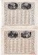 ALMANACH 1857 CALENDRIER 2 SEMESTRIELS Allégorie De La Vie à La Campagne Imp.  Dubois -Trianon (2024 Jan ABL 3) - Groot Formaat: ...-1900