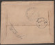 India 1921 Service Stamp On Cover From Government To Magistrate With Delivery Cancellation (a28) - Timbres De Service