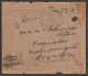 India 1951 K G VI Service Stamps With Post India Service Stamp Combined Used On Cover With Machine Cancellation (a32) - Official Stamps