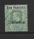 New Hebrides 1908 Overprints On Fiji 1/2d Green & Blue Green Single FU - Gebruikt