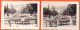 27274 /⭐ ◉ 2 Photo  ◉ MONTE-CARLO Monaco Allée Palmiers Jardin BOULINGRINS Fond Casino 1950s  ◉ Photographies 13x9cm - Jardin Exotique