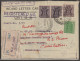 India 1973 Refugee Relief Service Stamp With Private Inland Letter With Other 3 Stamps Used From High Court  (a67) - Dienstmarken