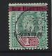 New Hebrides 1908 Overprints On Fiji 1 Shilling Multiple Watermark FU , Questionable  French Vila Cancel Of 1910 - Gebraucht