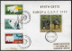 GREECE/CYPRUS 1979 DOUBLE FD EUROPA-CEPT ON MAXIMUM CARD. - Covers & Documents