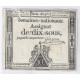 ASSIGNAT DE 10 SOUS - SERIE 1814 - 04/01/1792 - DOMAINES NATIONAUX - TTB - Assignats