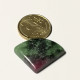 Rubis-Zoïsite Naturel D'Afrique - Cabochon 34.17 Carats - 31.5 X 24.5 X 5.7 Mm - Ruby