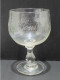 -ANCIEN TRES GRAND VERRE RINCE RAISIN Gravé SOUVENIR Pampres & GRAPPES RAISIN  E - Verre & Cristal