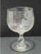 Delcampe - -ANCIEN TRES GRAND VERRE RINCE RAISIN Gravé SOUVENIR Pampres & GRAPPES RAISIN  E - Vetro & Cristallo