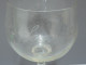 Delcampe - -ANCIEN TRES GRAND VERRE RINCE RAISIN Gravé SOUVENIR Pampres & GRAPPES RAISIN  E - Verre & Cristal