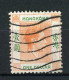 H-K  Yv. N° 154 SG N°156 (o) 1d Rouge-orange Et Vert George VI Cote 0,65 Euro BE  2 Scans - Gebraucht
