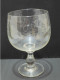 -ANCIEN TRES GRAND VERRE RINCE RAISIN Gravé AMITIE Pampres & GRAPPES RAISIN   E - Vidrio & Cristal