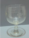 Delcampe - -ANCIEN TRES GRAND VERRE RINCE RAISIN Gravé AMITIE Pampres & GRAPPES RAISIN   E - Glas & Kristall