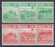 Australia 1953 Mi. 223-25, 226-28 Produkte Des Landes Feed Products 3-Stripes, MNH**/MH*/MNH** - Ungebraucht